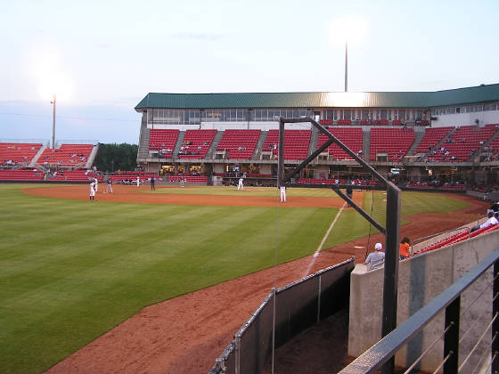 Five County stadium - From Left Field