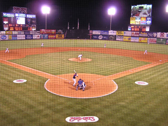 Five County Stadium - From behind Home Plate